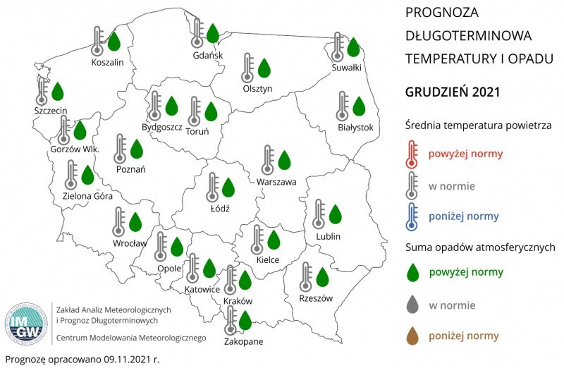 Sprawdź mapy pogodowe na tegoroczną zimę