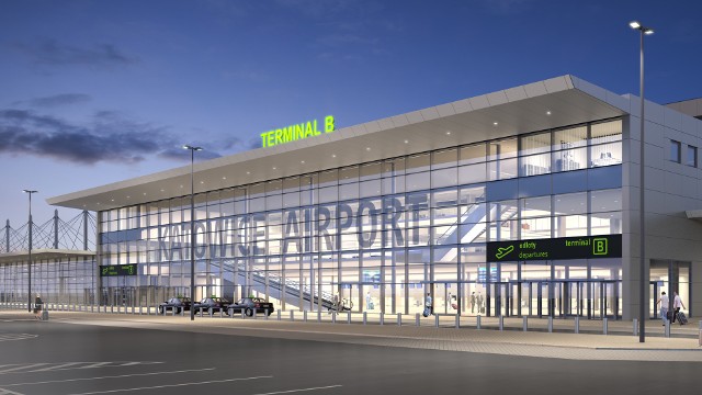 Tak ma wyglądać terminal B w Pyrzowicach po przebudowie