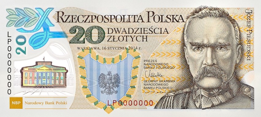 Banknot z podobizną marszałka Piłsudskiego otrzymał nagrodę Banknote of the Year