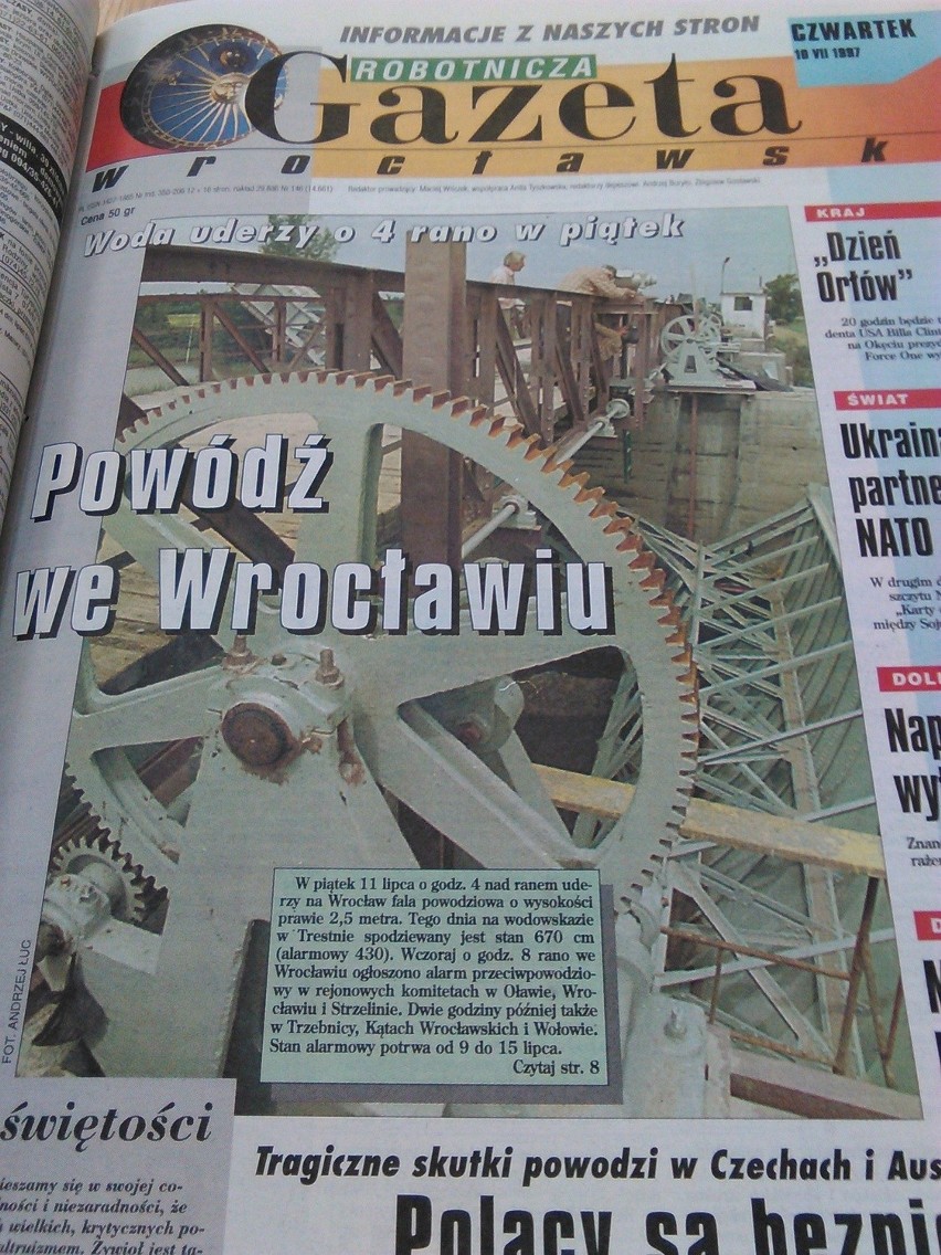 Powódź we Wrocławiu: Tak było 10 lipca 1997 r. [ZDJĘCIA]