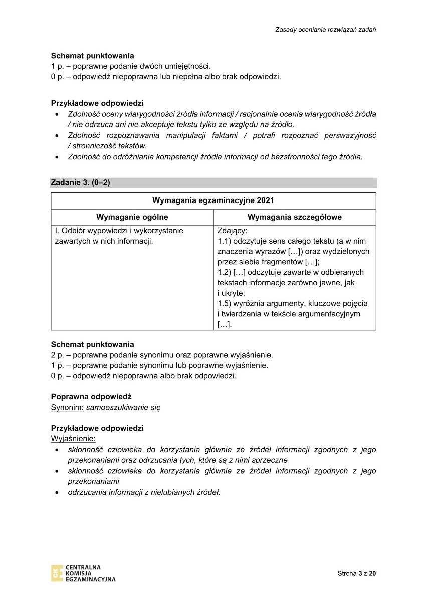 Matura próbna 2021. Matematyka poziom podstawowy. Sprawdź...