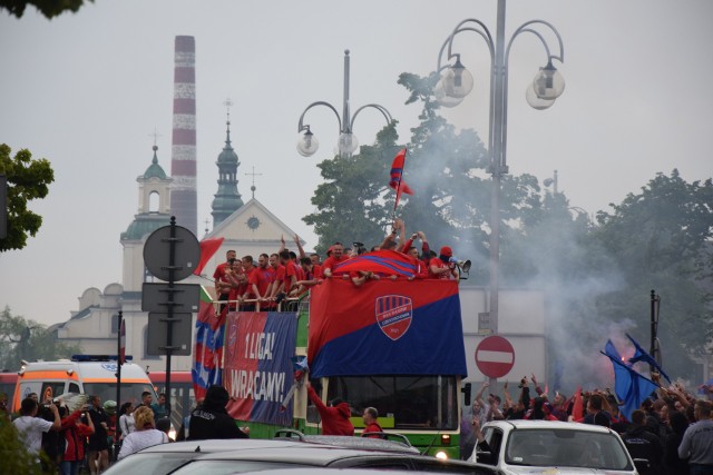 Raków Częstochowa fetuje powrót do 1 ligi