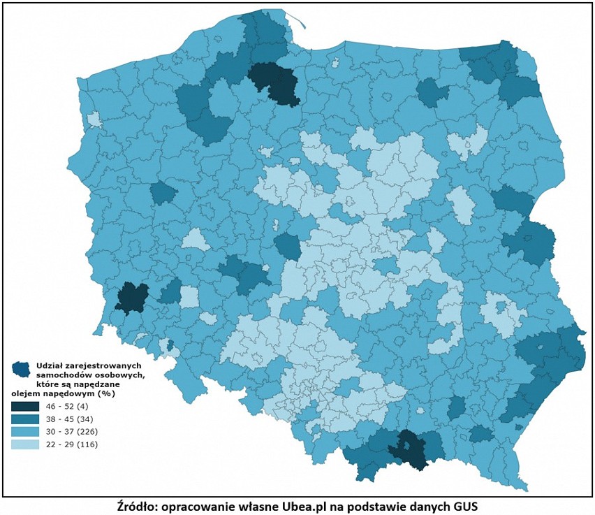 Samochody na jakie paliwo preferujemy i rejestrujemy na Pomorzu i w Polsce