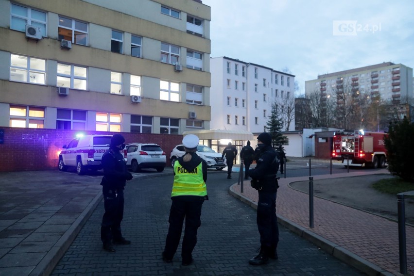 Pożar szpitala w Szczecinie. Zginęła jedna osoba -...