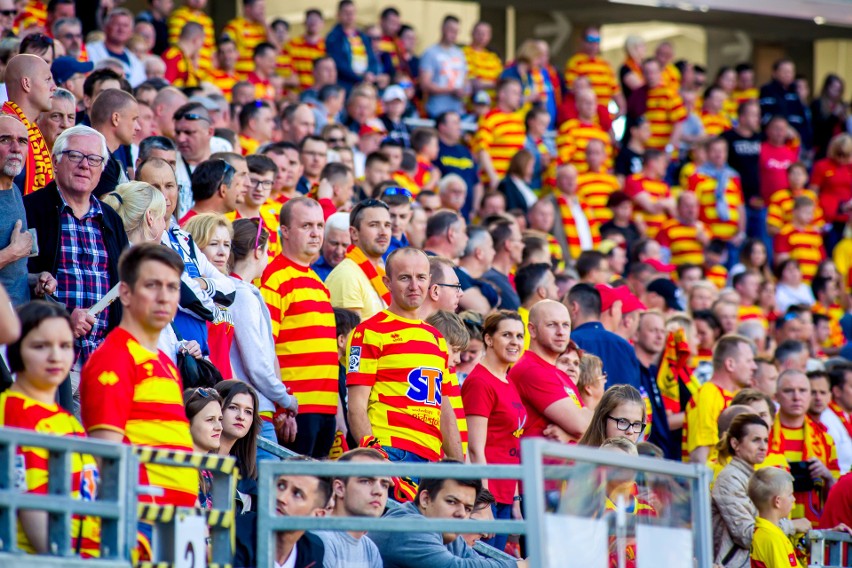 Jagiellonia Białystok - Legia Warszawa 6.05.2018. Kibice...