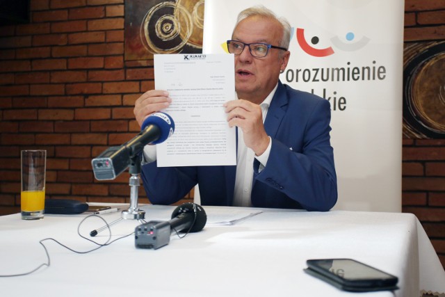 Konferencja prasowa Andrzej Twardowskiego.