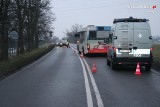 Autobus potrącił pieszą w Zabrzu. Kobieta trafiła do szpitala