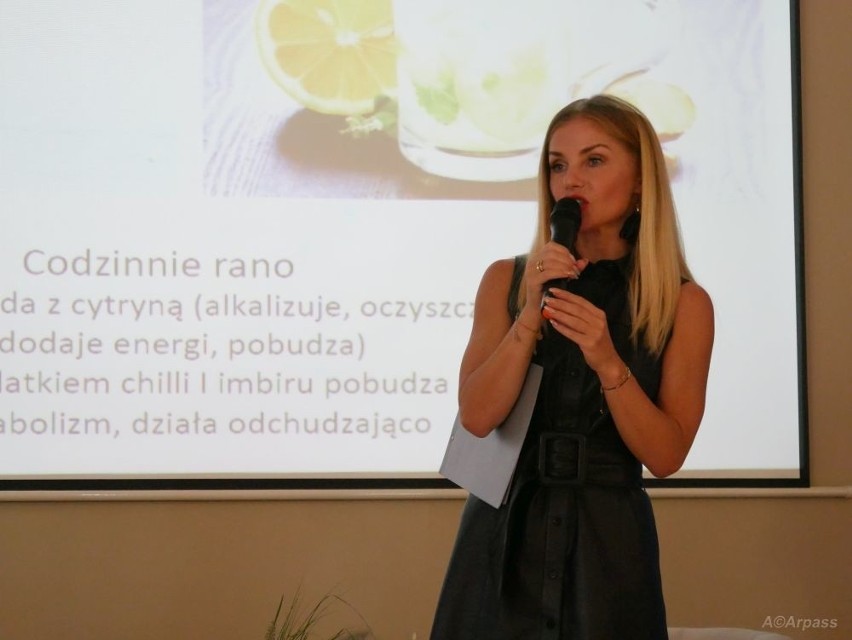 Ewa Szabatin promowała zdrowy styl życia w Kozienicach.