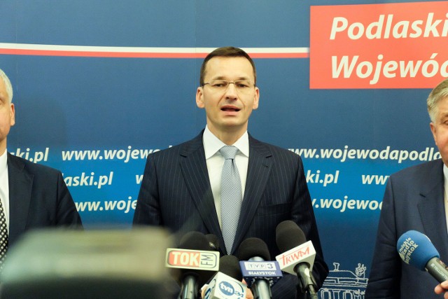 Mateusz Morawiecki w Białymstoku