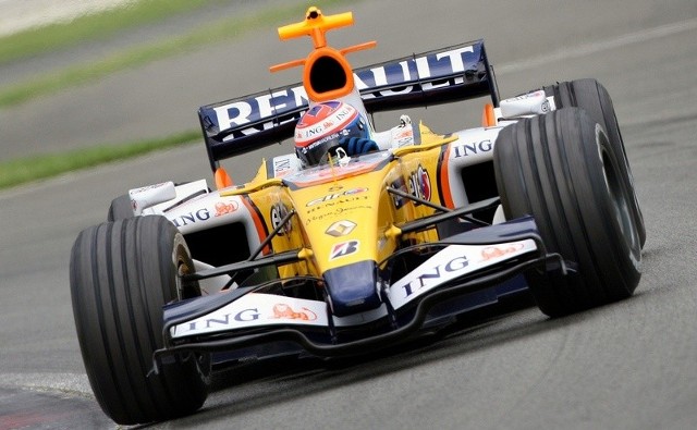 Kubica debiutował w bolidzie Renault