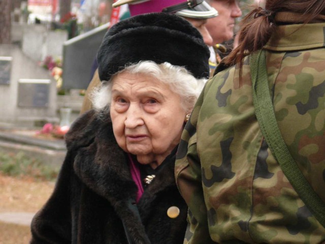 98-letnia Maria Mirecka-Loryś, działaczka podziemia narodowego.