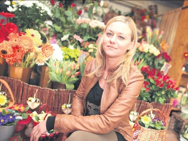 Paulina Wojtecka w "Chatce Kwiatowej&#8221; miejscu, w którym umiejętnie łączy pasję i pracę.