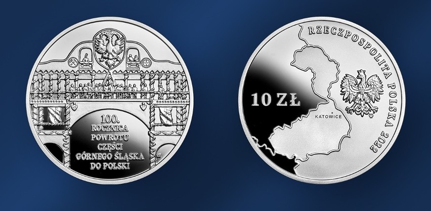 Kolekcjonerska moneta z okazji 100. rocznicy powrotu części Górnego Śląska do Polski jest już w obiegu. Będzie prezentacja w Katowicach