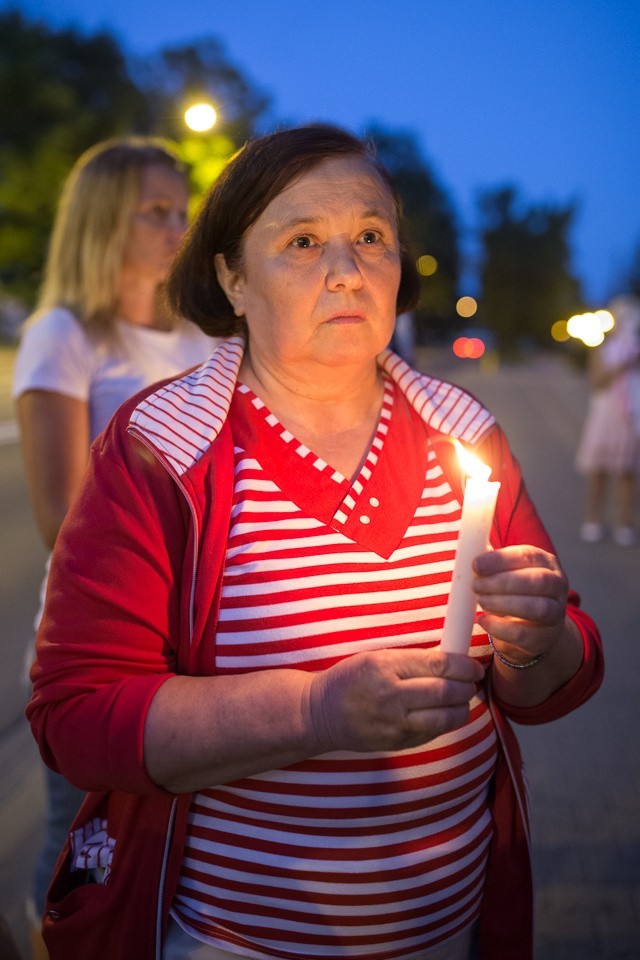 Protest pod sądem w Tarnowie