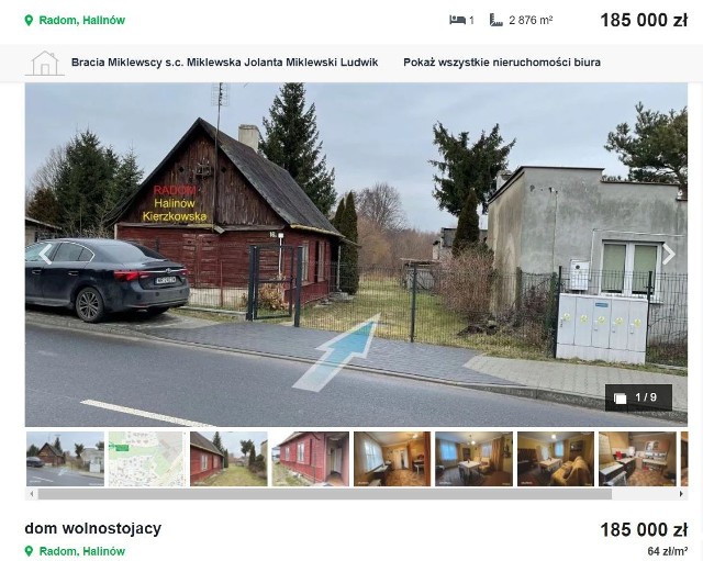 Zobacz najtańsze domy wystawione na sprzedaż w Radomiu na portalu Otodom.pl.  KLIKNIJ W ZDJĘCIE I PRZEJDŹ DO GALERII>>>>Sprawdź szczegóły