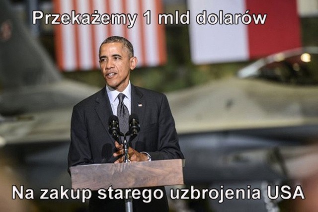 Barack Obama w Polsce - Memy