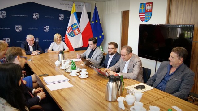 Podczas spotkania w Urzędzie Marszałkowskim
