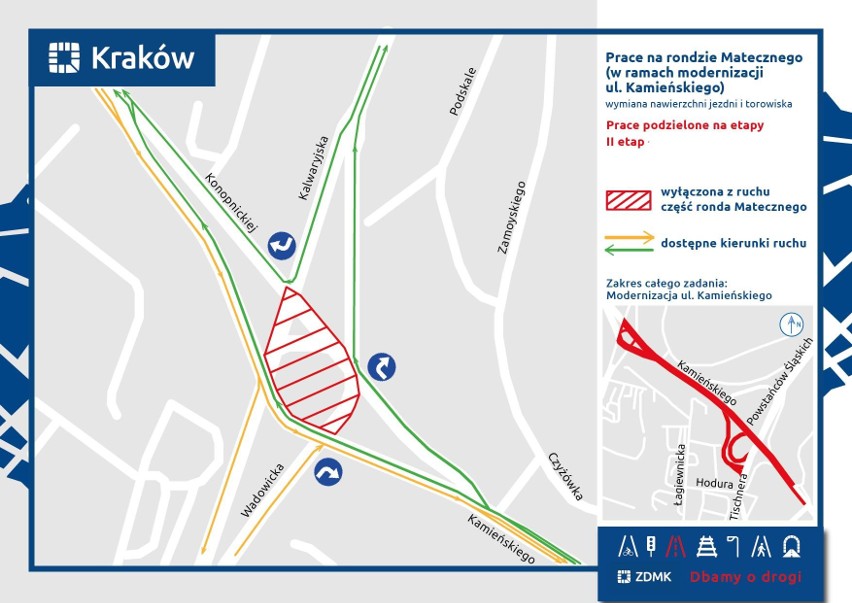 Kraków. Koszmar dla kierowców. Nadchodzi najtrudniejszy remont drogowy roku - rondo Matecznego