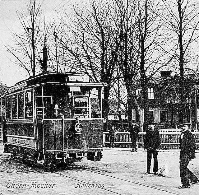 W lipcu 1916 r. rozpoczęła się rozbudowa linii tramwajowej...