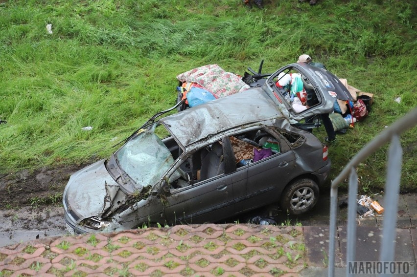 Wypadek na A4 pod Opolem. Jedna osoba poszkodowana