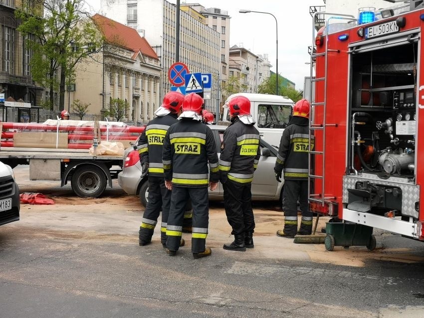 Wypadek w centrum Łodzi. Do groźnego wypadku doszło dziś...