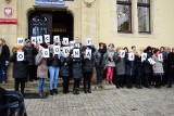 Protest pracowników Sądu Rejonowego w Inowrocławiu [zdjęcia, wideo]