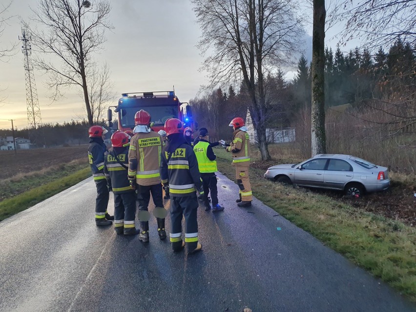 W niedzielę wczesnym rankiem na drodze wojewódzkiej nr 163...