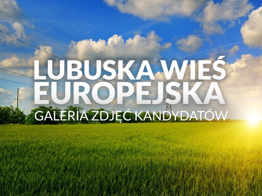 LUBUSKA WIEŚ EUROPEJSKA | Poznaj kandydatów [GALERIA]