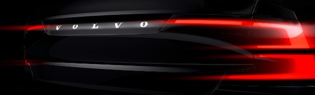 Przy okazji ogłaszania współpracy z Microsoftem, Volvo Car Group ujawniło dwa zdjęcia zapowiadające nowy model S90. Samochód, który powstanie na bazie płyty podłogowej SPA, zastąpi obecny model S80 / Fot. Volvo