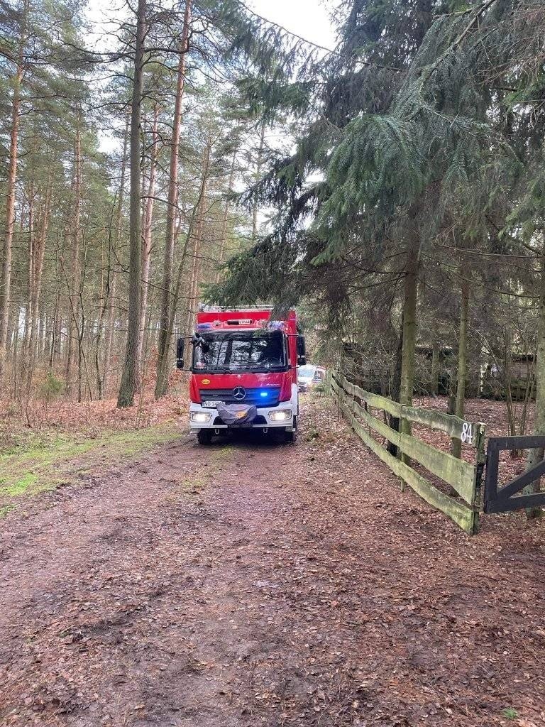 Tragedia pod Olsztynem. Mężczyzna zawisł na drzewie w...