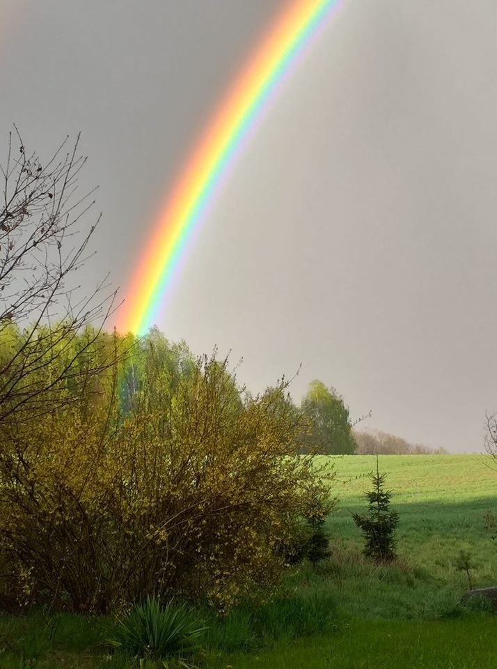 Piękna tęcza nad Bytowem [zdjęcia czytelników]