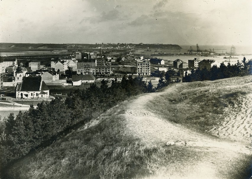 " Gdynia - widok z Kamiennej Góry...