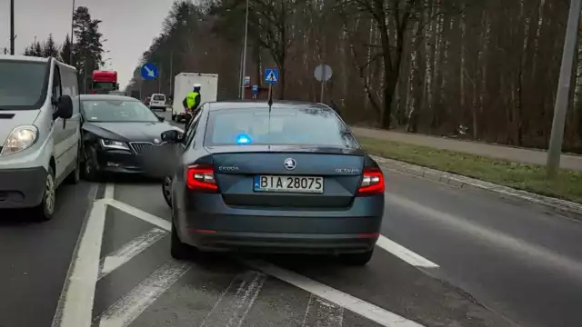 Złodziej uciekał przez trzy powiaty zanim rozbił się w Białymstoku