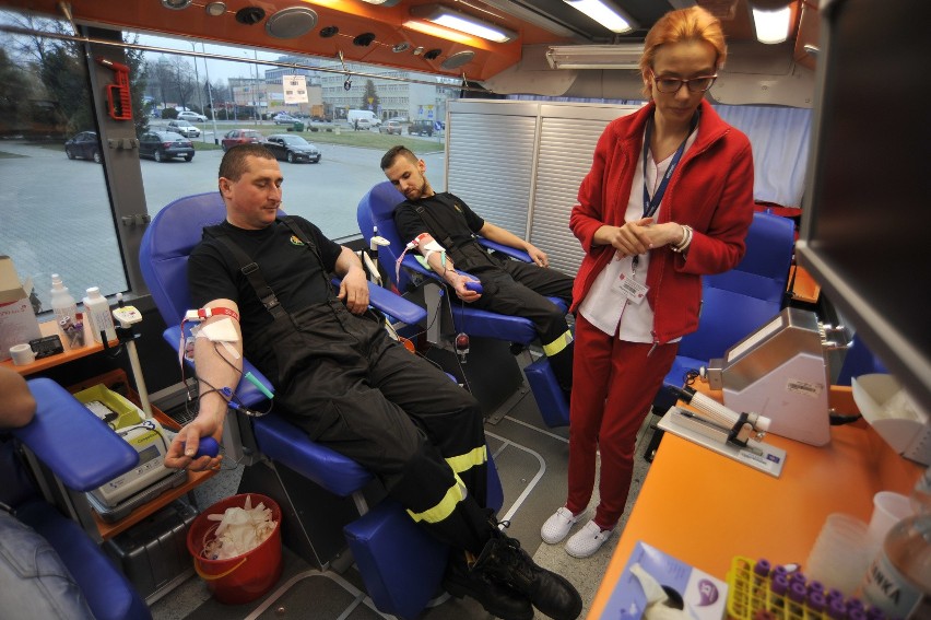 Ponad 200 strażaków oddało krew w ramach w ogólnopolskiej...
