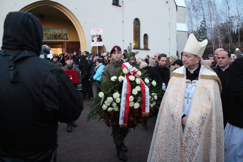 Pogrzeb Heleny Kmieć. Została pochowana w Libiążu