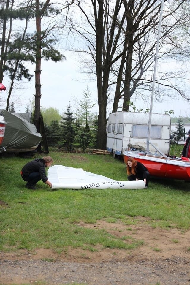 Sezon żeglarski na Zalewie Porajskim został otwarty. Na...