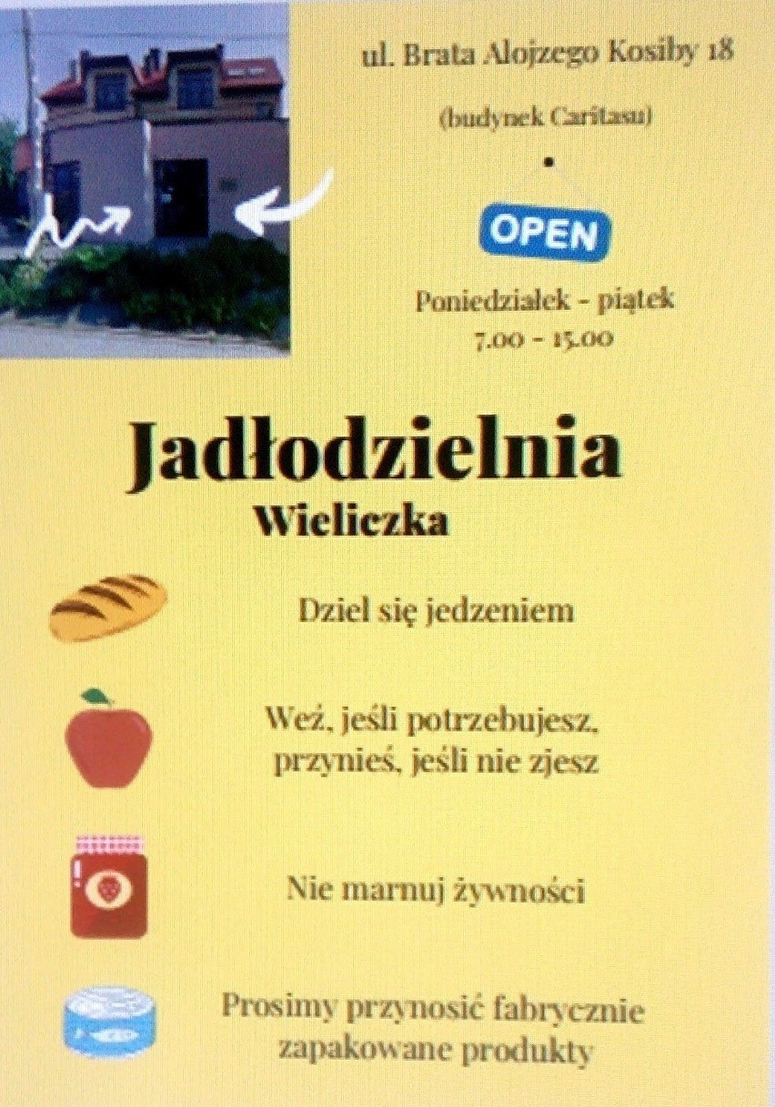 W Wieliczce powstała jadłodzielnia. To drugie takie miejsce w powiecie wielickim