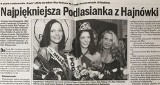 Miss Podlasia 1999. Najpiękniejsza Podlasianka pochodziła z Hajnówki. Zobaczcie, jak teraz wygląda [ZDJĘCIA]