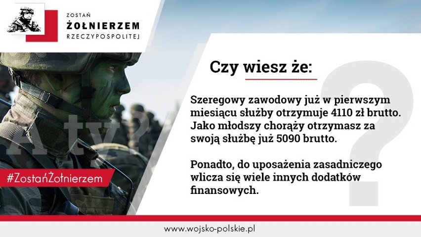 Armia szuka ochotników i upraszcza proces rekrutacji, a nawet skraca czas szkolenia 