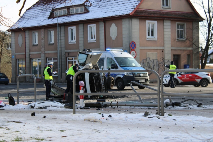 Tragiczny wypadek na ulicy Szczecińskiej w Słupsku.