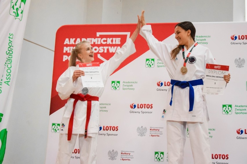  Akademickie Mistrzostwa Polski w karate. Mistrzowski tytuł   łódzkich zawodników