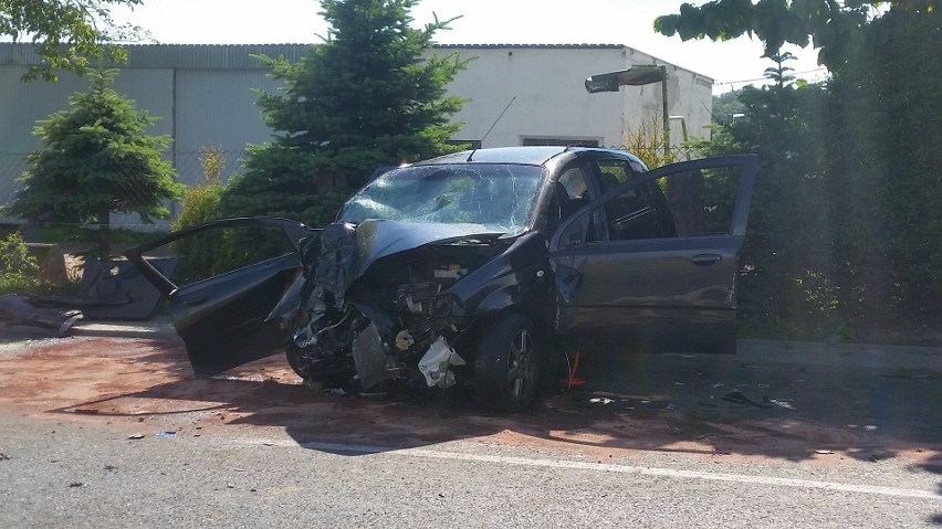 Wypadek na drodze wojewódzkiej 426 pod Strzelcami Opolskimi....