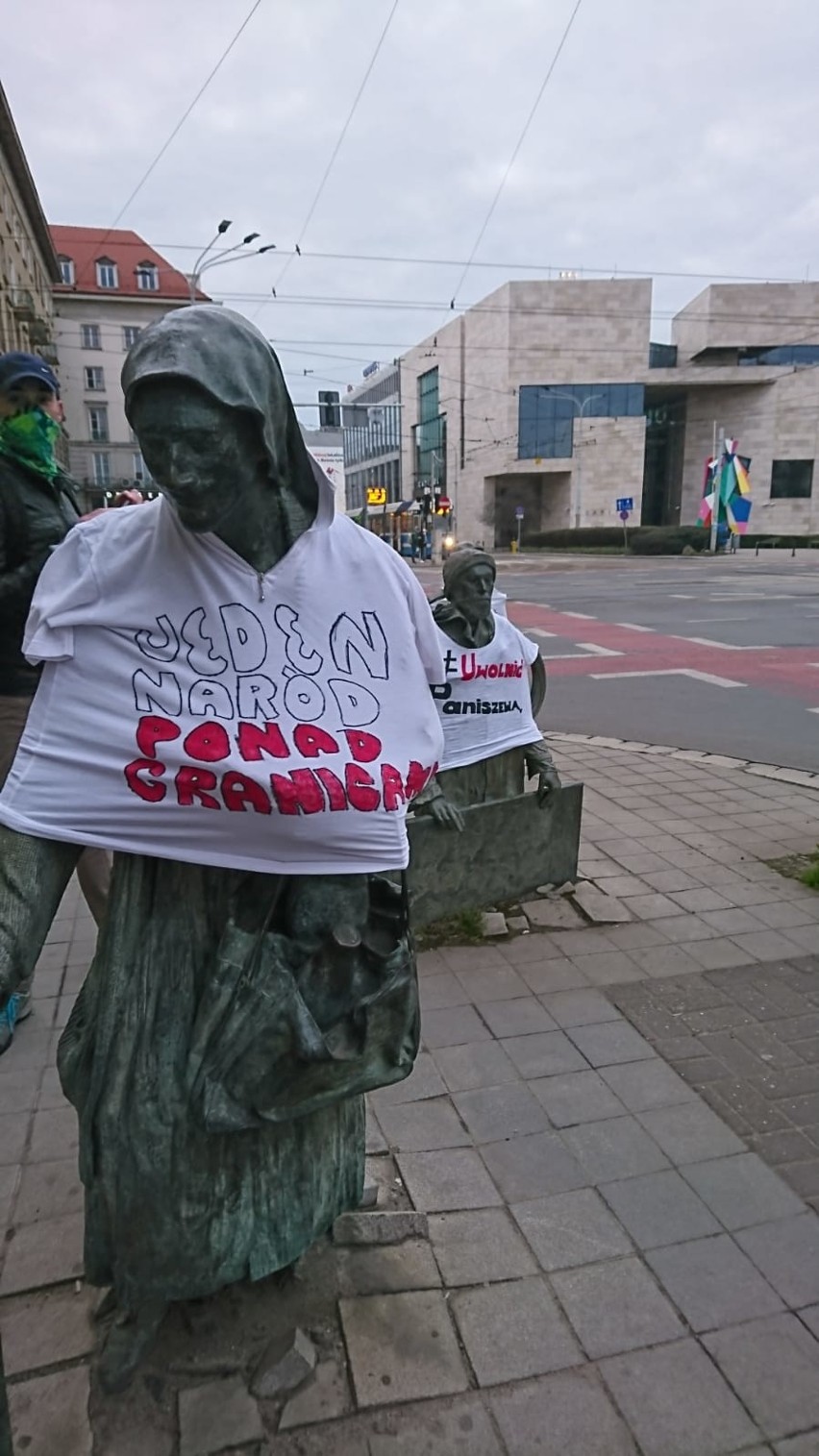 Protest w obronie Polaków aresztowanych na Białorusi w...