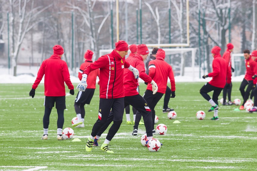 Pierwszy w 2017 roku trening Jagiellonii Białystok