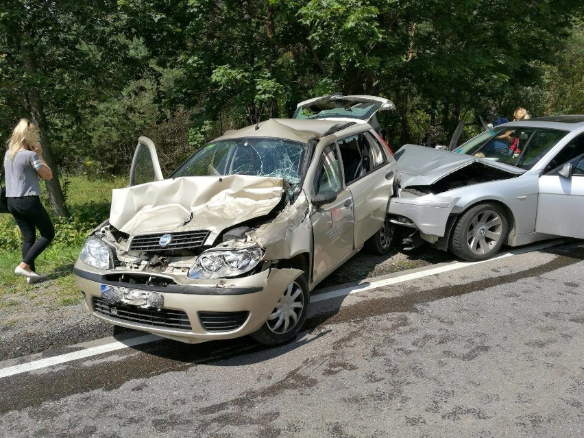 Groźny wypadek koło Wasilkowa. Zderzyły się cztery...