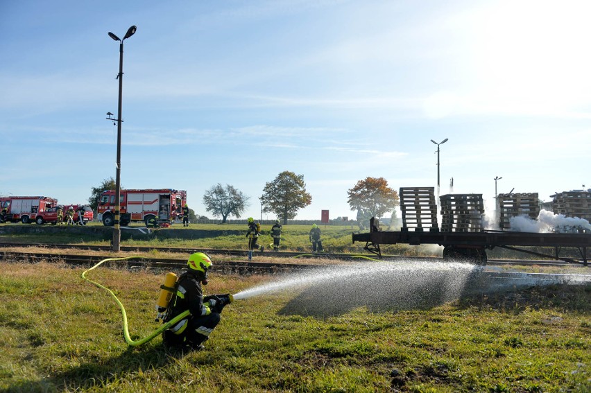 12 jednostek OSP KSRG z powiatu przemyskiego ćwiczyło na terminalu paliw ORLEN w Żurawicy [ZDJĘCIA]