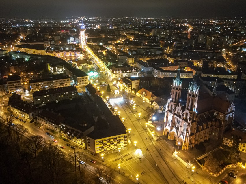 Iluminacje świąteczne Białystok 2022