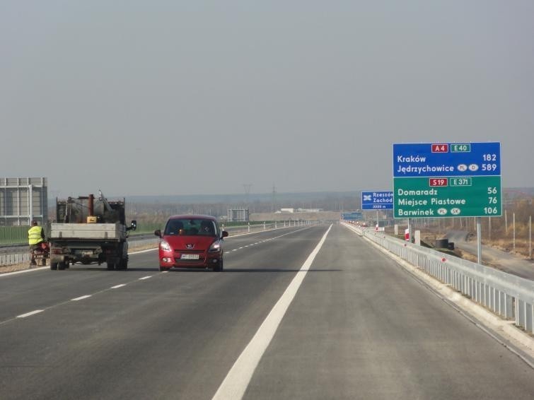 Autostrada A4 Rzeszów - Dębica gotowa. Zobacz zdjęcia