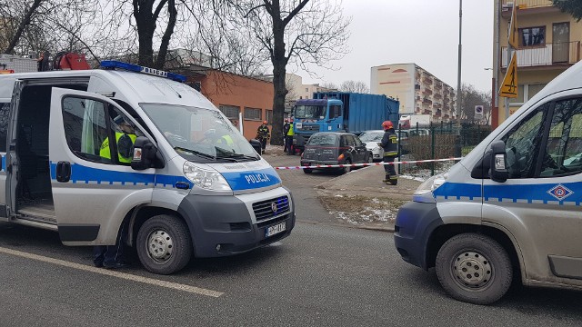 Wypadek na Hipotecznej w Łodzi. Śmiertelne potrącenie
