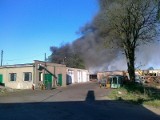 W Kostrzynie wybuchł pożar w zakładzie produkcyjnym (zdjęcia)